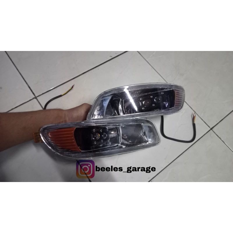 Foglamp LED Laser Tembak Mata 2 Kijang Kapsul 2003-2004 Altis 2004-2006