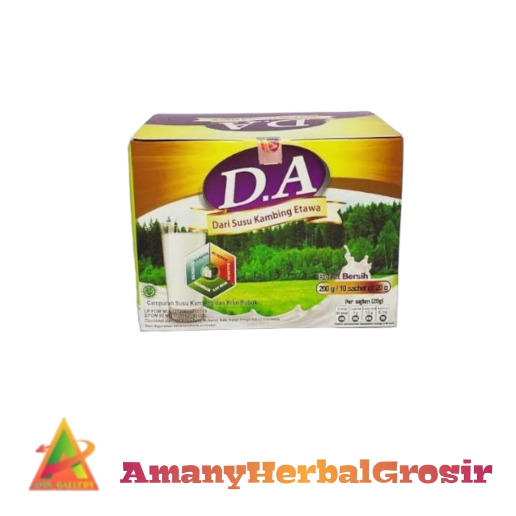

Susu Kambing Etawa D.A Plus Kolostrum isi 10 Sachet / Obat Terapi Flek Paru Asma Sesak Nafas