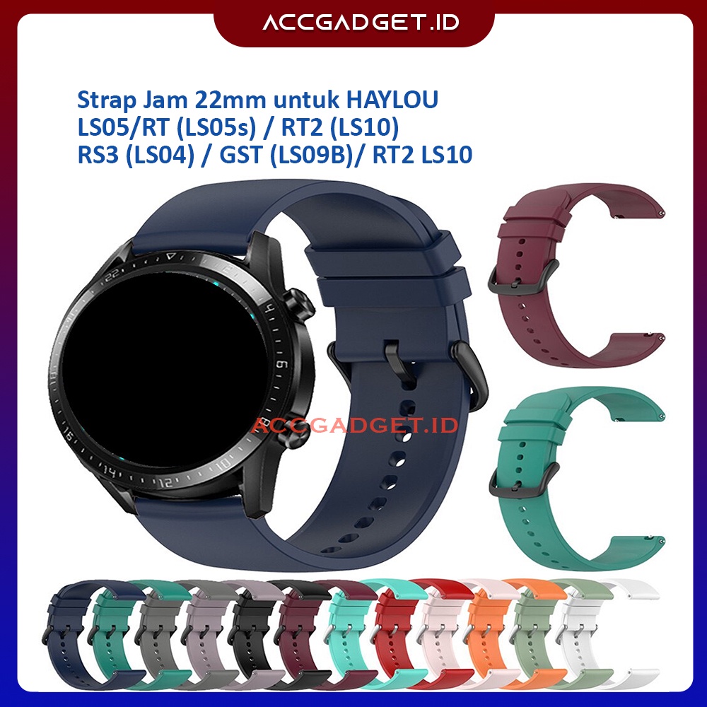 Tali Strap Jam untuk Smartwatch Haylou Solar LS05 / LS05S / LS04 / LS09B / RT2 LS10 - UNV2 Replacement Strap