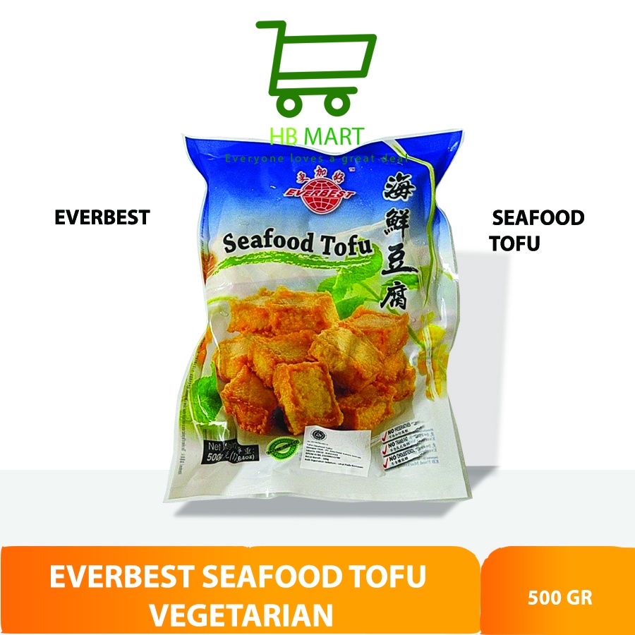 

Everbest Seafood Tofu Beku Vegetarian Vegan (Seller Recomended