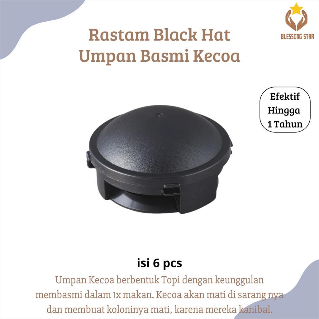 Rastam Black Hat Umpan Kecoak Racun Basmi Kecoa