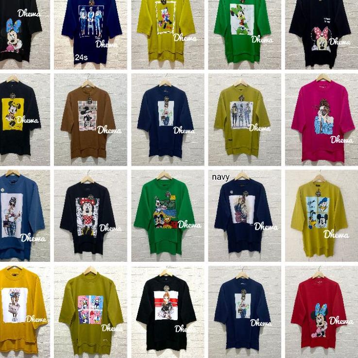 Big Sale READY  KAOS OVERSIZE TERBARU ORIGINAL DHEWA STYLE