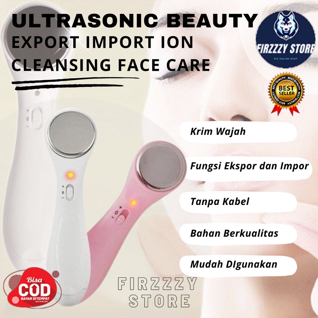 Ultrasonic Beauty Export Import Ion Cleansing Face Care