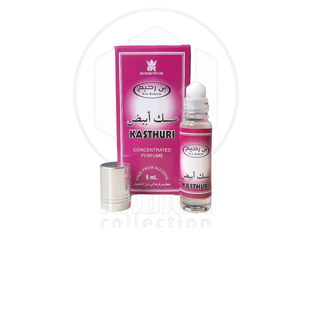 Parfum Dobha roll 6ml original KASTHURI PUTIH/ Parfum Arab Dobha ROLL 6 ml Original