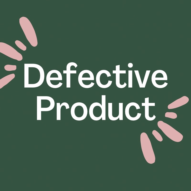 Defective Product | Produk Cacat ( Masih layak pakai)