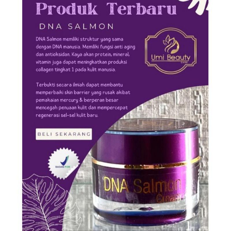 DNA SALMON CREAM UBC/ CREAM UBC SEKALI OLES GLOWING