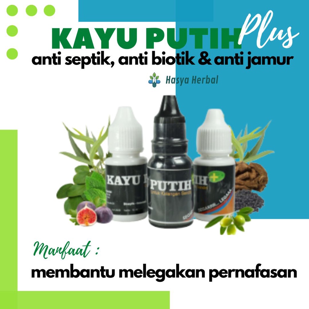 Kayu Putih Plus Melegakan Pernafasan Herbal Tetes Obat Gangguan Paru-Paru Sesak Nafas Batuk Influenz