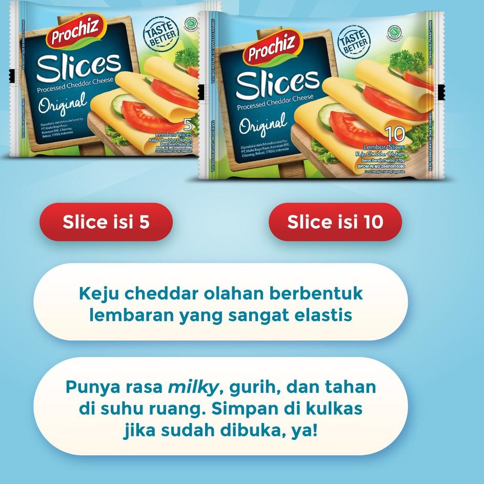 

☞ PROCHIZ Keju Slice 10 slice ㊥