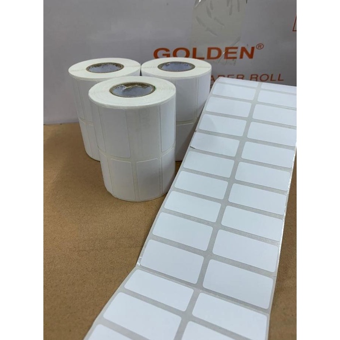 

LABEL BARCODE 33 X 15 MM KERTAS STICKER LABEL THERMAL 33X15 MM 2 LINE