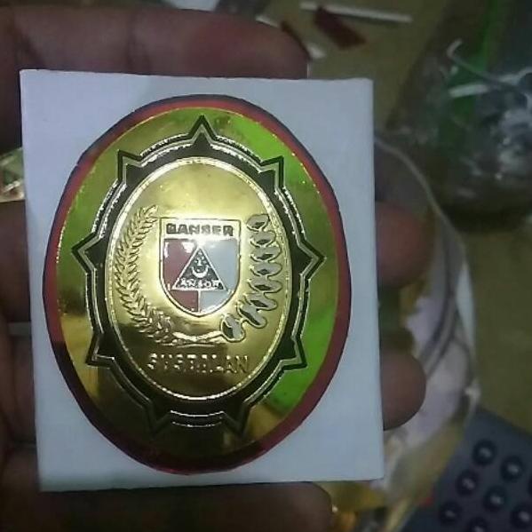 [HU.21De22ᴸ] pin susbalan ansor banser warna emas mengkilap