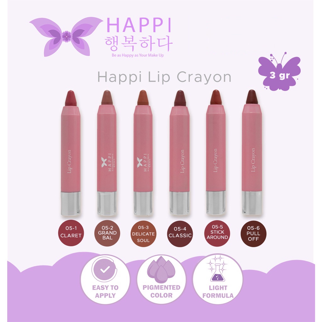 HAPPI Lip Matte Crayon