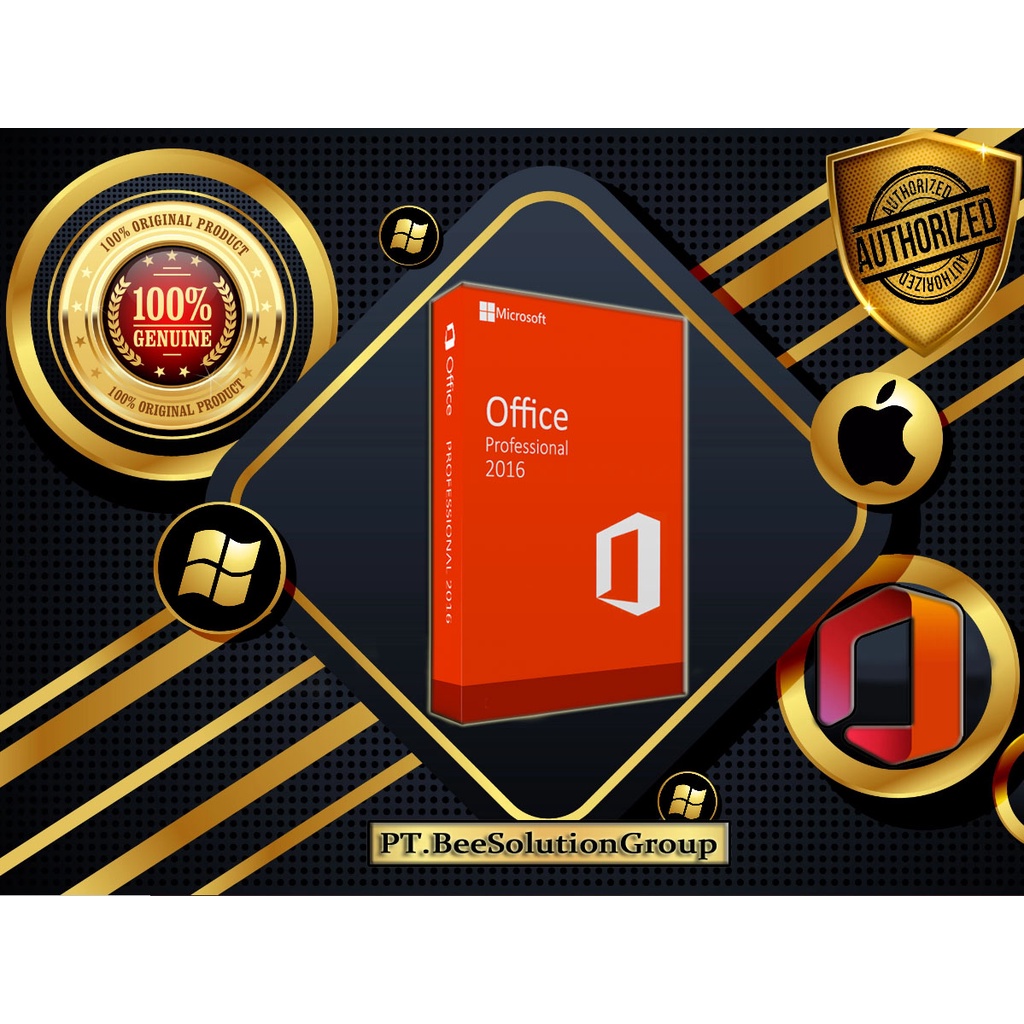 MICROSOFT OFFICE 2016 PROFESSIONAL RETAIL FOR 3 PC