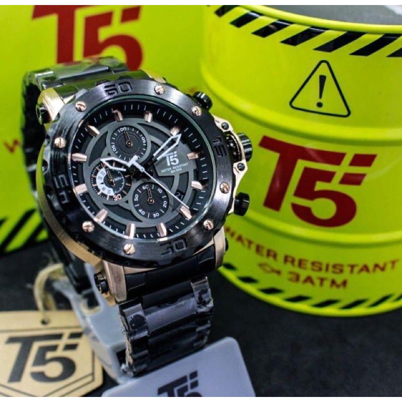 Jam T5 H 3702 original Chronograph free box