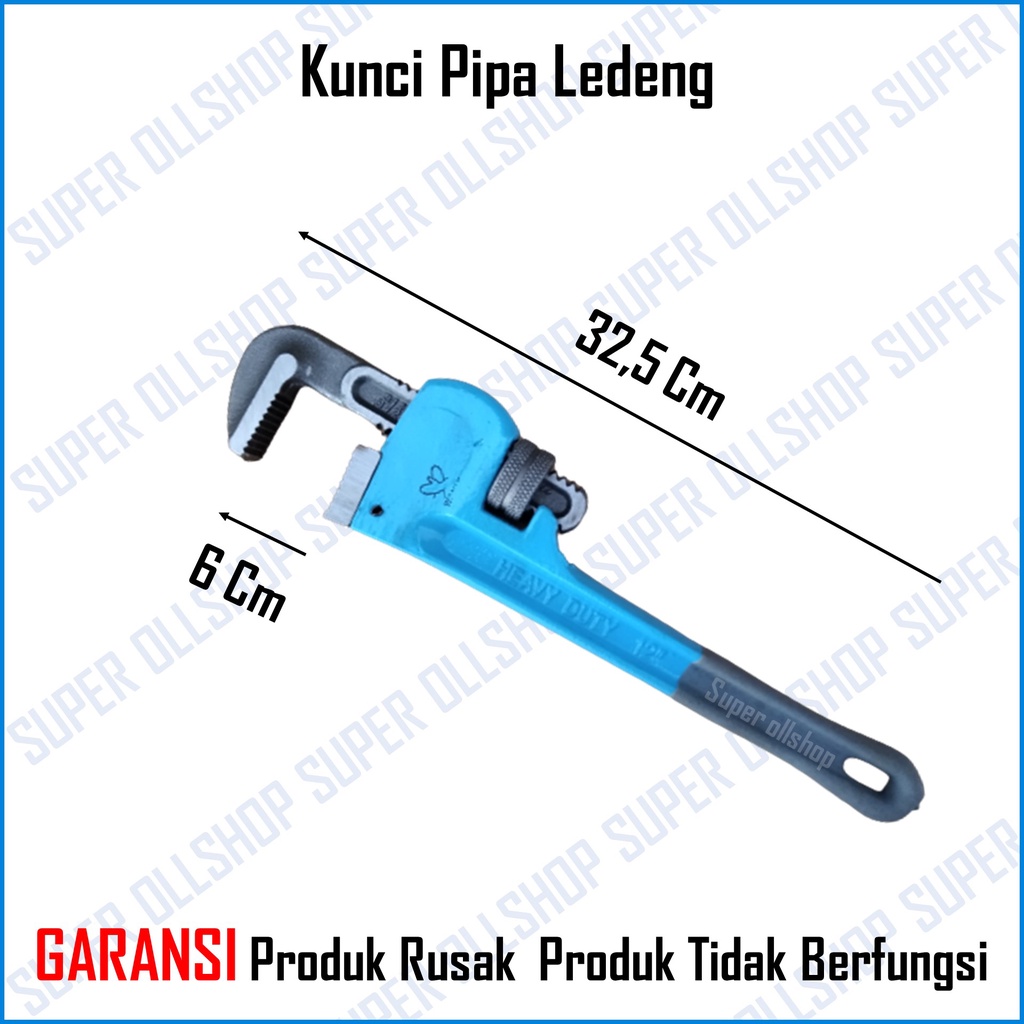 Kunci Pipa 12&quot; inch / Adjustable Pipe Wrench / Kunci Pipa Ledeng Heavyduty Murah