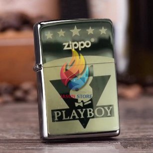 BISA COD! Korek Api Zippo Black Ice Made In Usa Motif Play Boy Original / Mancis Unik / Free Box