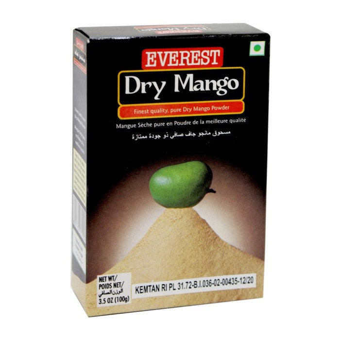 

EVEREST DRY MANGO POWDER 100GR