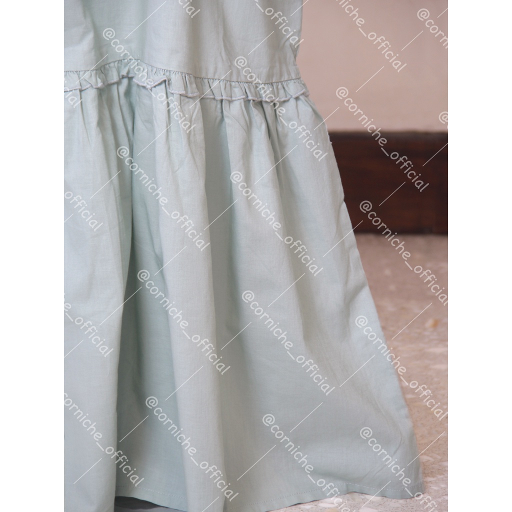 Corniche Kids Nadia Dress Kids Green - TI K50180