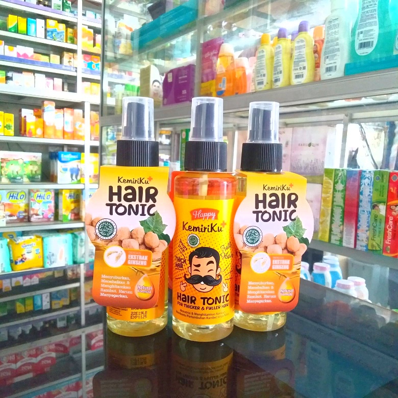 HAPPY KEMIRIKU HAIR TONIC EKSTRAK GINGSENG 125ML