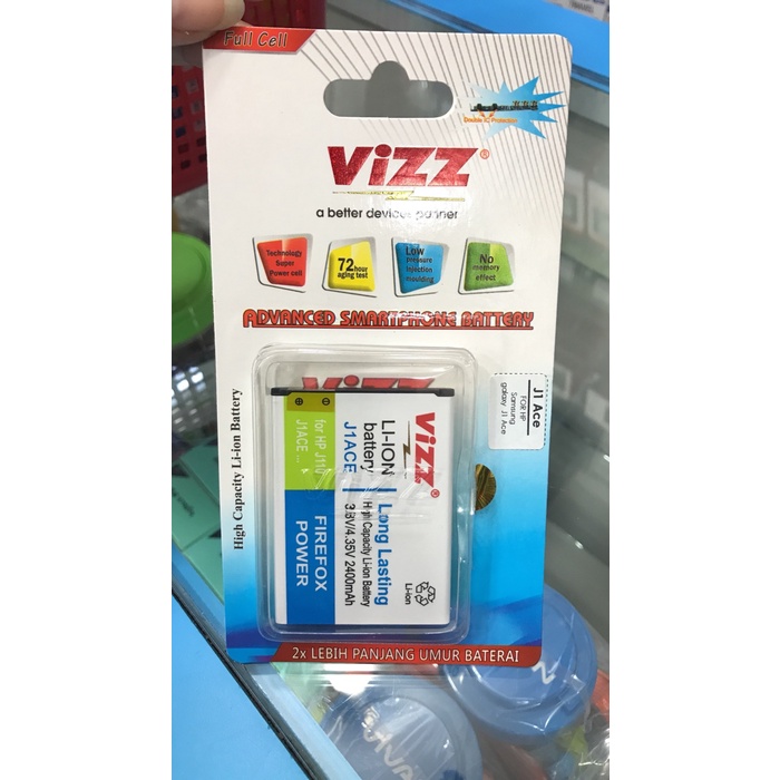 BATERAI VIZZ SAMSUNG GALAXY J1 ACE J110 DOUBLE POWER