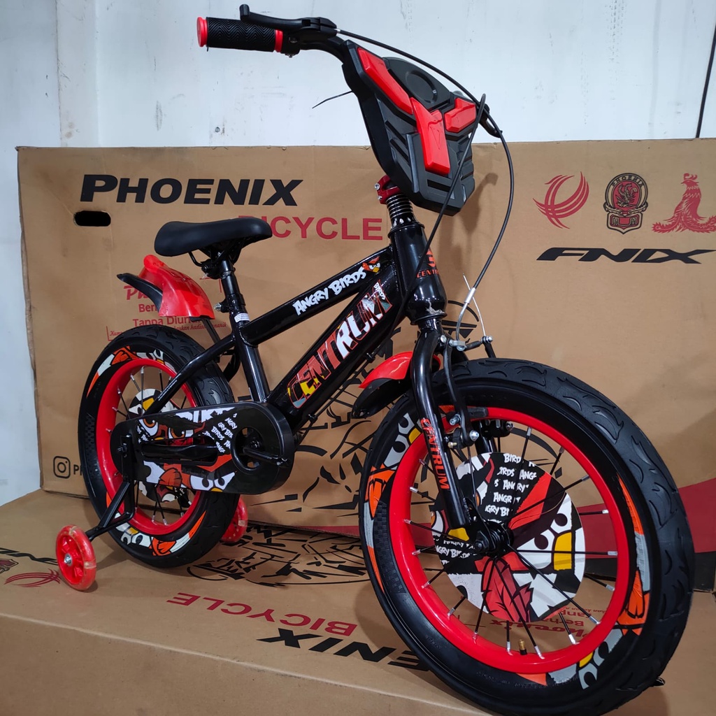 sepeda bmx angry bird 12 16 18 inch centrum ct 3520-3