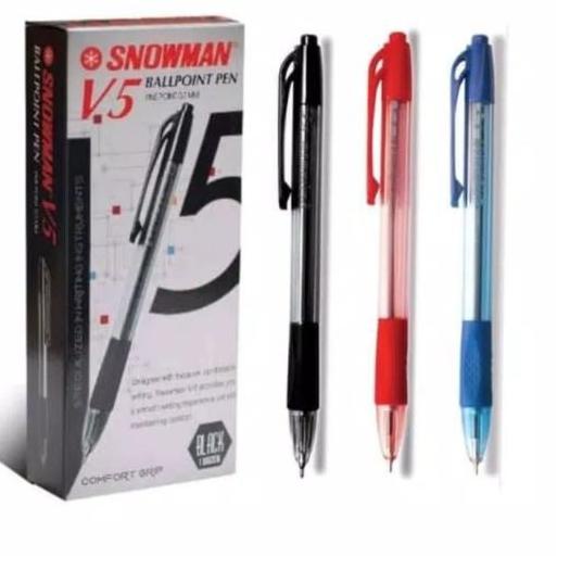 

[KODE ZJM7F] PULPEN / PEN SNOWMAN V5 [LUSIN- 12 PCS]