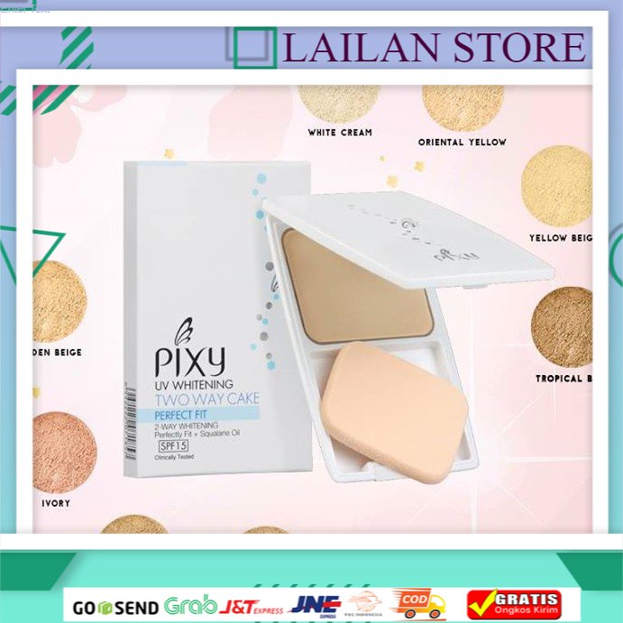 ~ LS ~ PIXY UV WHITENING TWO WAY CAKE PERFECT FIT/ PIXY TWO WAY CAKE/ TWO WAY CAKE