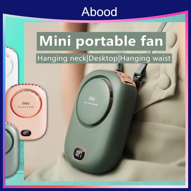 Portable Model  Fan 2000mAh Mini Fan Portable -  Portable Model  Neck Fan 2000mAh