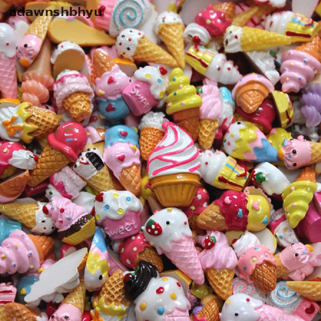 Adawnshbhyu 10 Pcs Rumah Boneka Tas Mini Lucky Bag Blind Box Kue Permen Roti Boneka Makanan Dapur Mainan ID