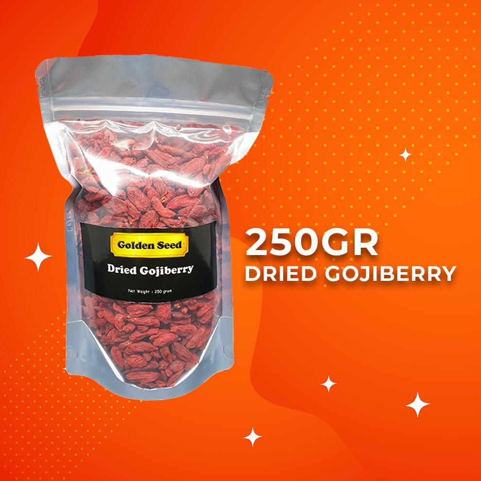 

ュ GOJIBERRY PREMIUM 250gr - GOJI BERRY - WOLFBERRY - KICHE - KICE - GOU QI - QI ZI - KICHI QI ZHI ✧