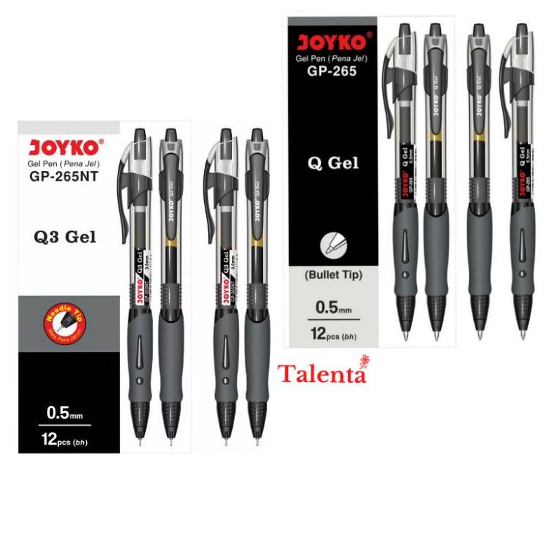 

BISA COD Pulpen Joyko Q Gel GP-265 / Q3 GP-265NT Grosir (1 Lusin)
