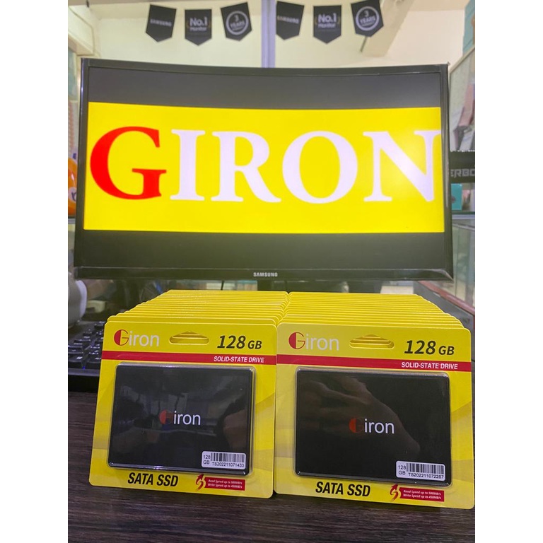 SSD Giron 128GB Sata III Speed Up to 500Mbps