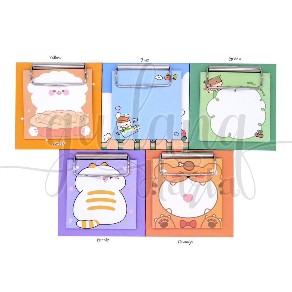 Sticky Notes Clip Animal Notes Motif Tiger Bear Cat DIY Scrapbook GH 301304