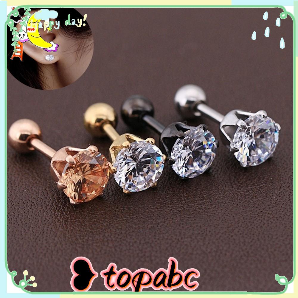 Top 1pcs Anting Unisex Wanita Cakar Empat Drop Titanium Steel