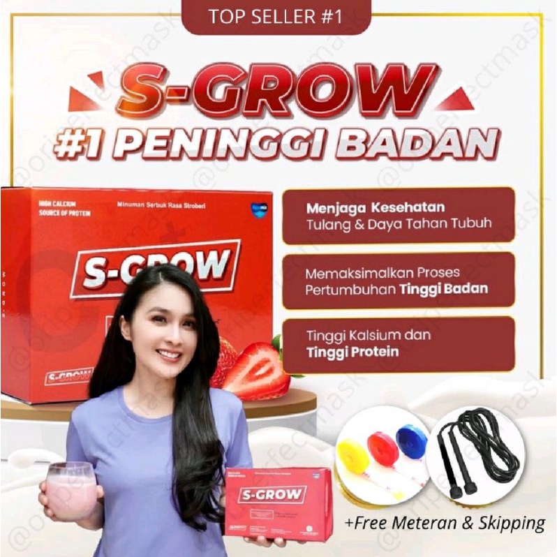 

Sgrow Susu Penggi Badan (Isi 1Box) - Susu Penggi Alami - Susu Penguat Tulang dan Kalsium - Kolaborasi Siskatinggi (Paket Silver)