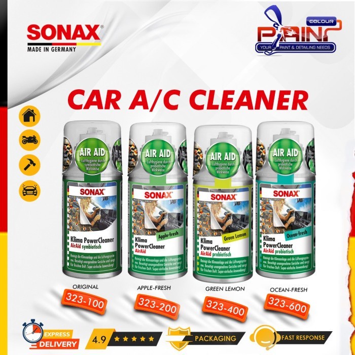 SONAX KLIMA POWER CLEAR 100ml Ac Cleaner AirAid Odor Eliminator ORI