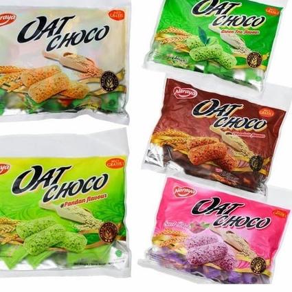 

COD✔️NARAYA Oat Choco Sereal Gandum 400 gr / Original Vanila coklat / pandan Sweet potato Green tea strawberry All Varian isi 40 pcs|KD5