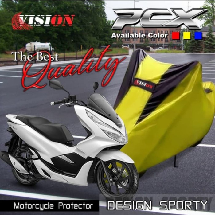 SARUNG COVER PENUTUP BODY MOTOR NMAX PCX ADV LEXI AEROX (KUNING