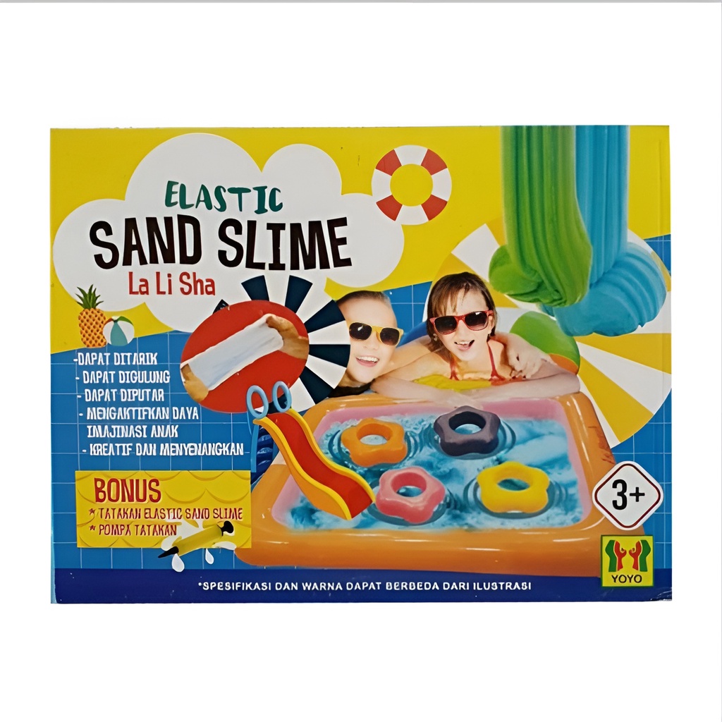 Pasir Ajaib Set Mainan Anak Mainan Edukasi Anak Laki Laki Perempuan | Elastic Sand Slime | Kado Ulang Tahun Anak Cewek Mainan Menyusun