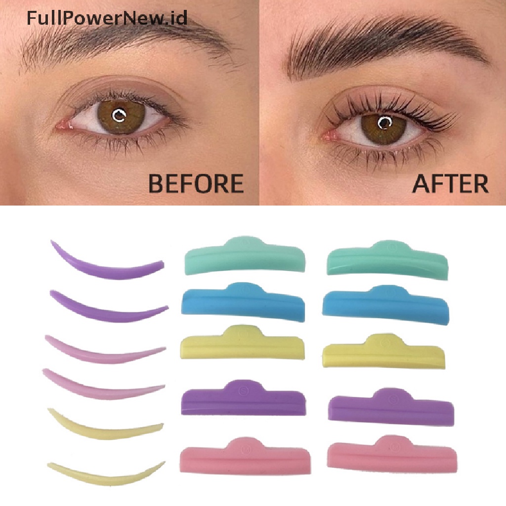 Power3/5/8pasang Lash Lift Lifg Curlers Curl Silicone Shields Pads Reusable Perm ID