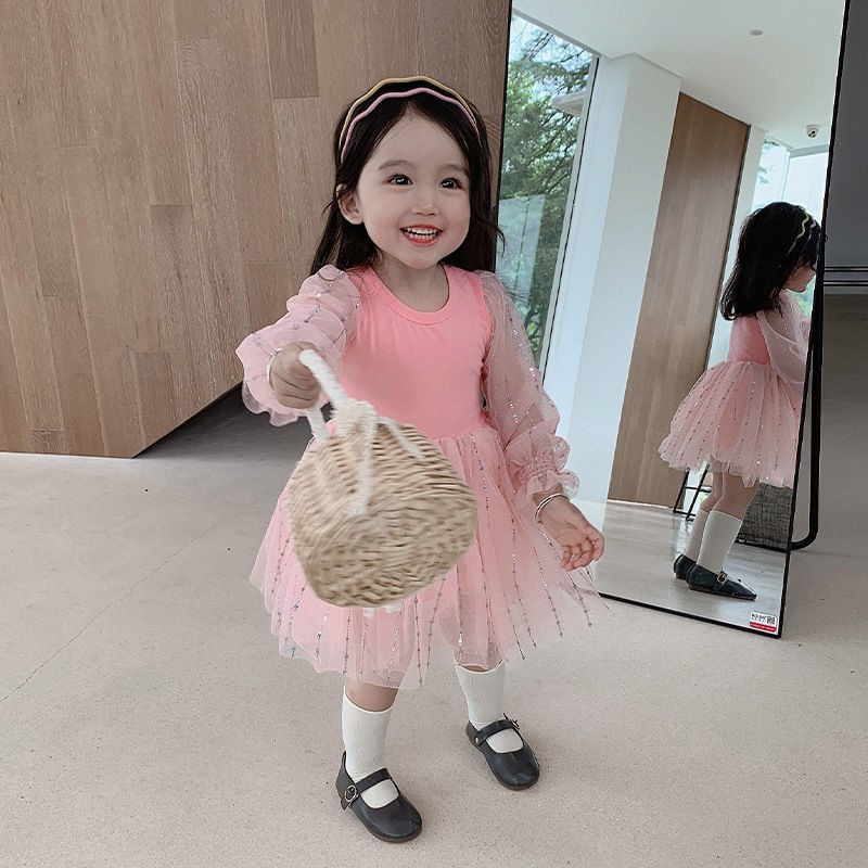 Bayi - 4 Tahun | Dress Young Mi Style Korean Dres Pesta Knit Dres Kualitas Import Casual Anak Perempuan Cewek ZR Vedia