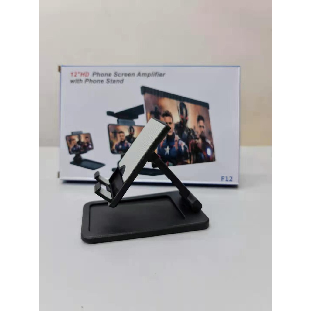 Pembesar Layar HP 3D F12 Enlarge Screen Magnifier Bracket