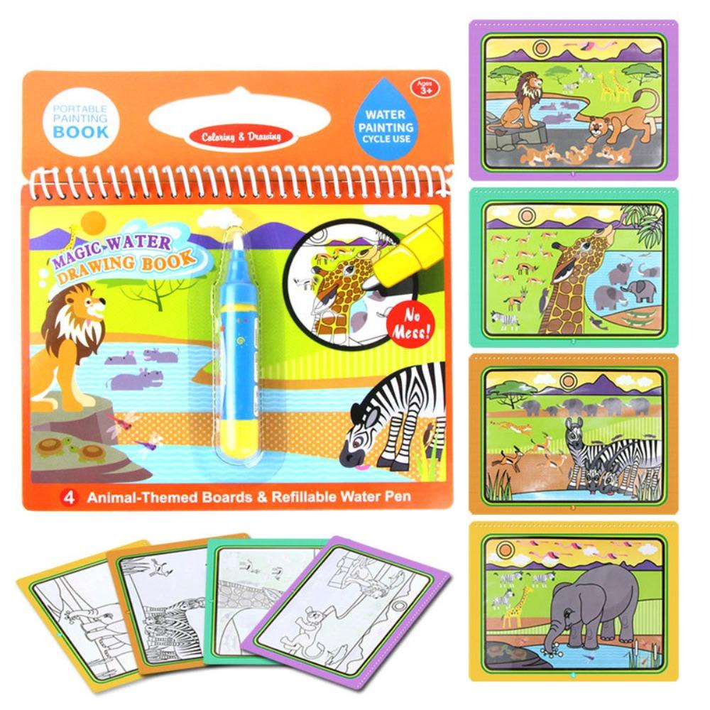 Buku Gambar Air Ajaib Nanas Untuk Anak Doodle Book in Drawing Toys Painting Board