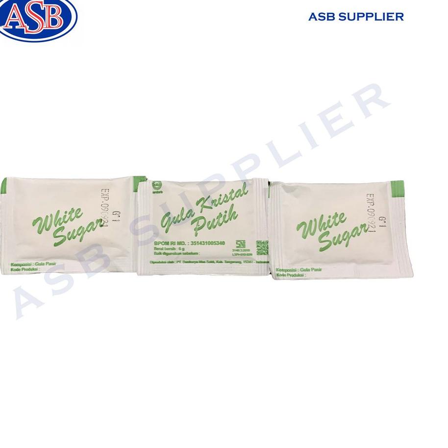 

[PRODUK 7QIML] White Sugar Sachet / Gula Putih (250 pcs) HRK