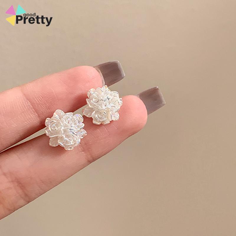 Anting-anting 925 Desain Sterling Silver Fashion Rose Anting-anting Premium Merasa Temperamen - PD