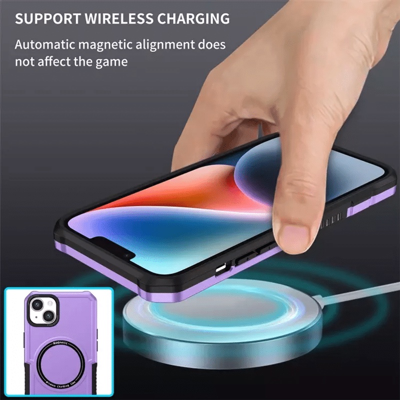 ANG Case Hp Anti Fall magsafe Magnetic wireless charging casing hp FOR IPhone IP 12 PRO MAX 12 PRO 12 11 PRO MAX 11 PRO 11