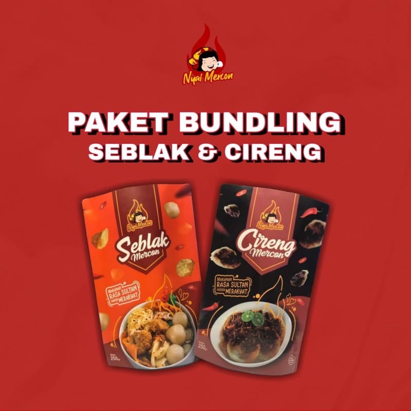 

PAKET BUNDLING SEBLAK DAN CIRENG MERCON BY NYAI MERCOON