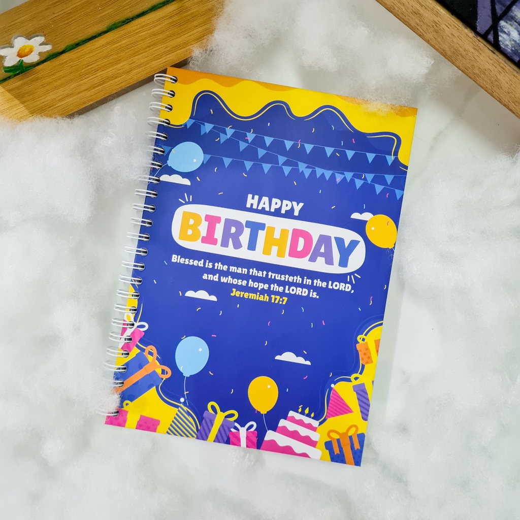 

NOTEBOOK SPIRAL A5 BIRTHDAY 50 LEMBAR BUKU TULIS LIMITED EDITION