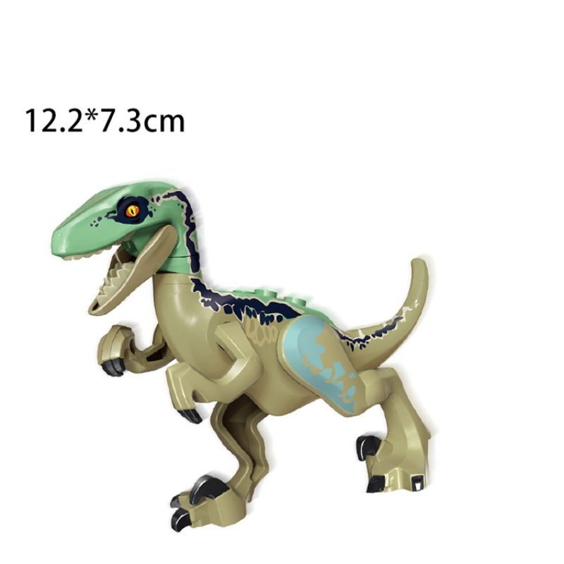 Lego Dino Velociraptor Blue Mainan Anak Dinosaurus Spinosaurus Bricks Figure