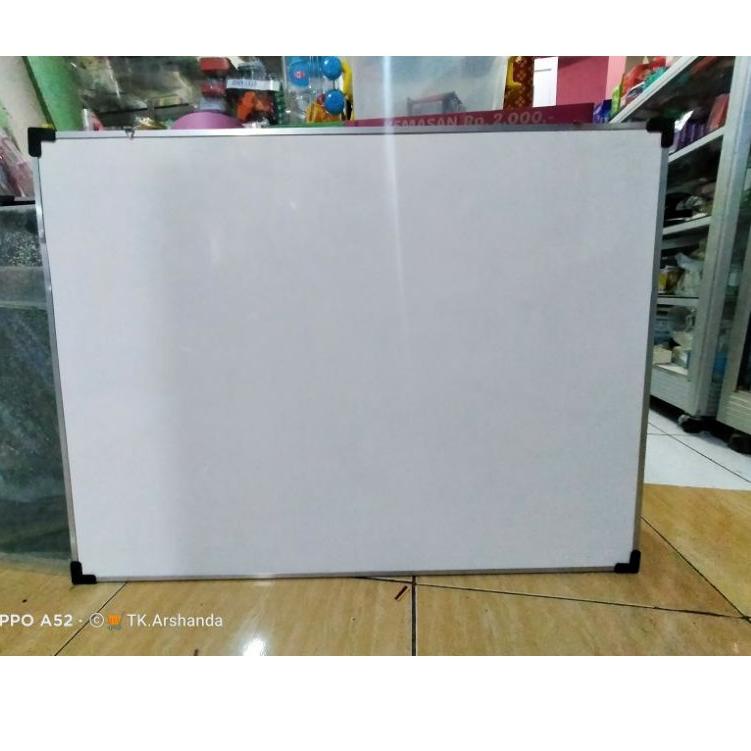 

[H-N1N[✔] Papan Tulis 60x80 / white board ukuran besar+ standing gratis spidol+ penghapus paling laris