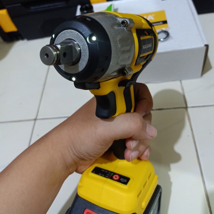 Mesin Bor Cordless Impact Wrench Brushless Nci350U Nagawa Nci 350U